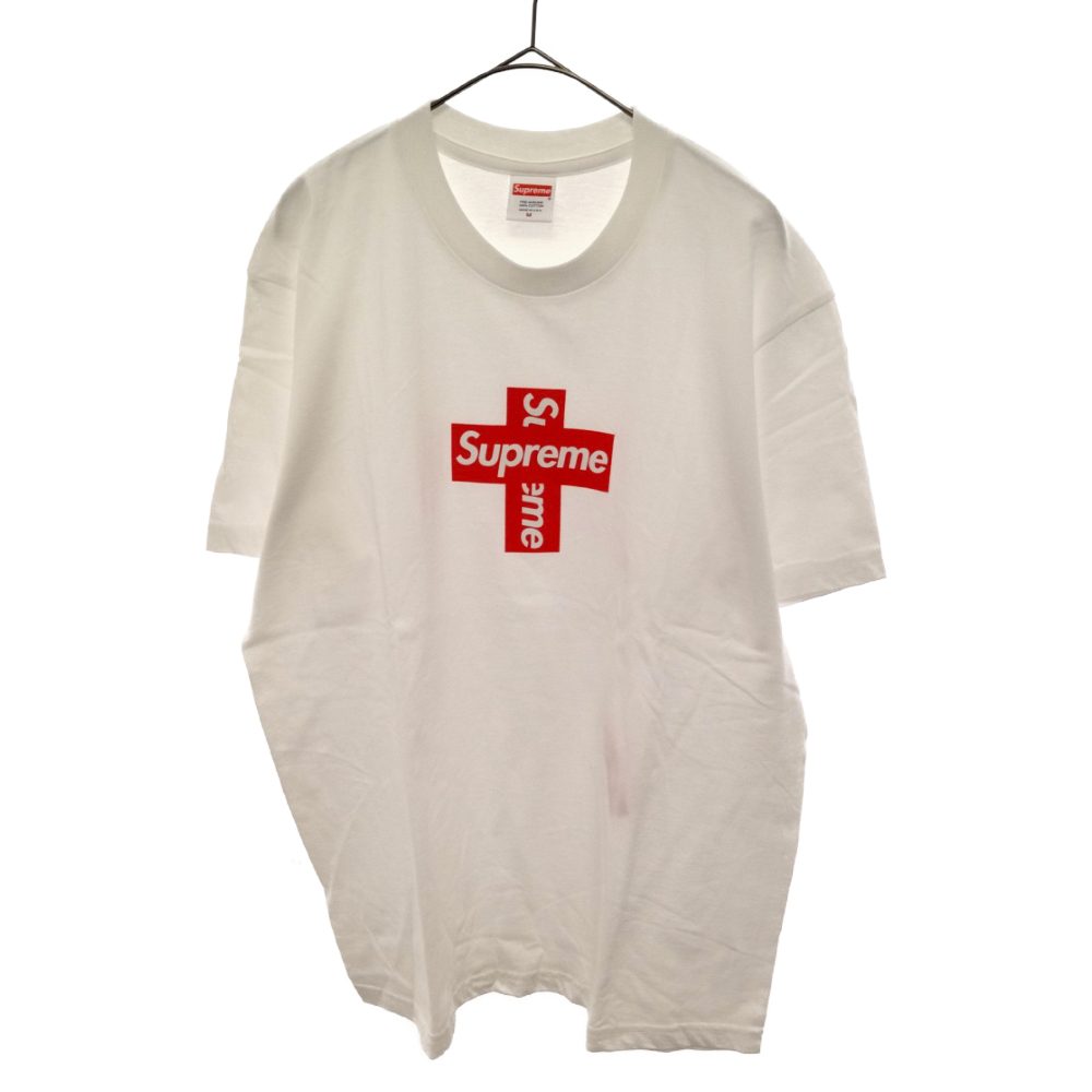 誠実 SUPREME シュプリーム サイズ:M 20AW Cross Box Logo Tee クロス