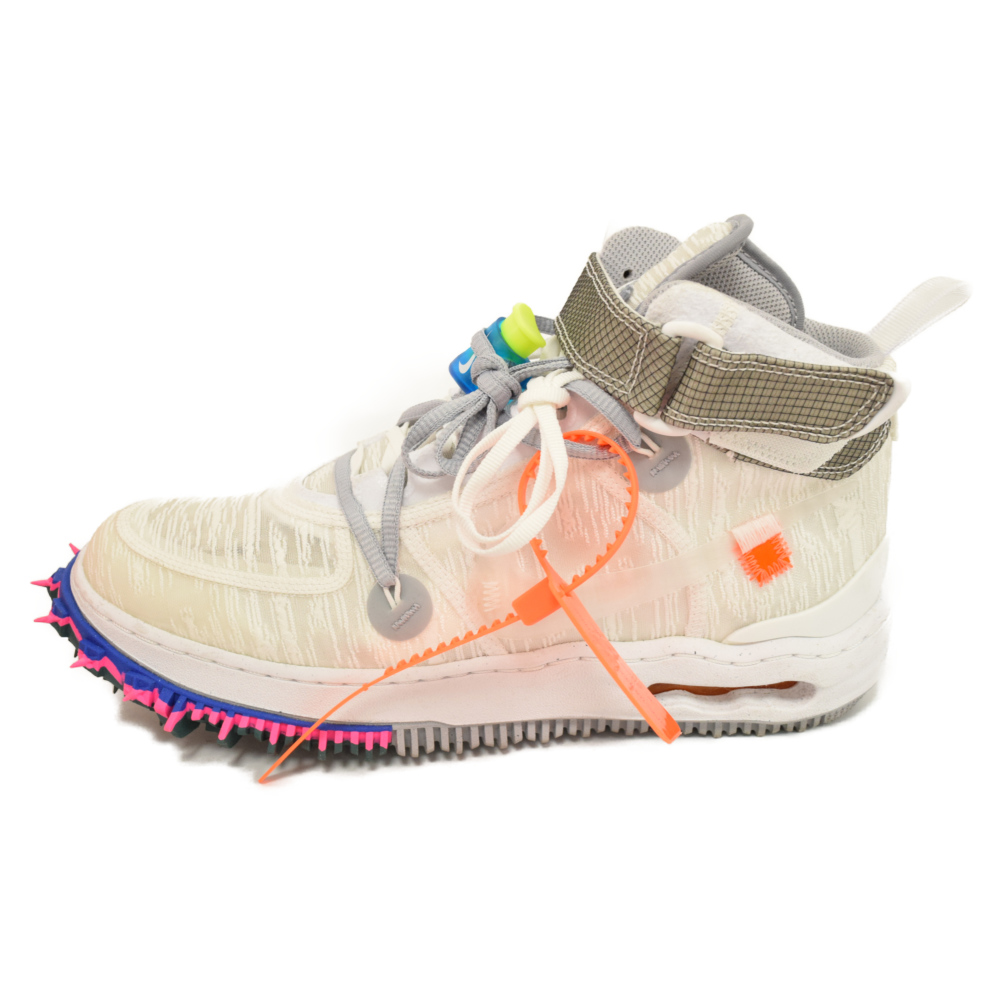 超人気 NIKE ナイキ サイズ:27cm US9 ×OFF-WHITE AIR FORCE 1 MID SP White