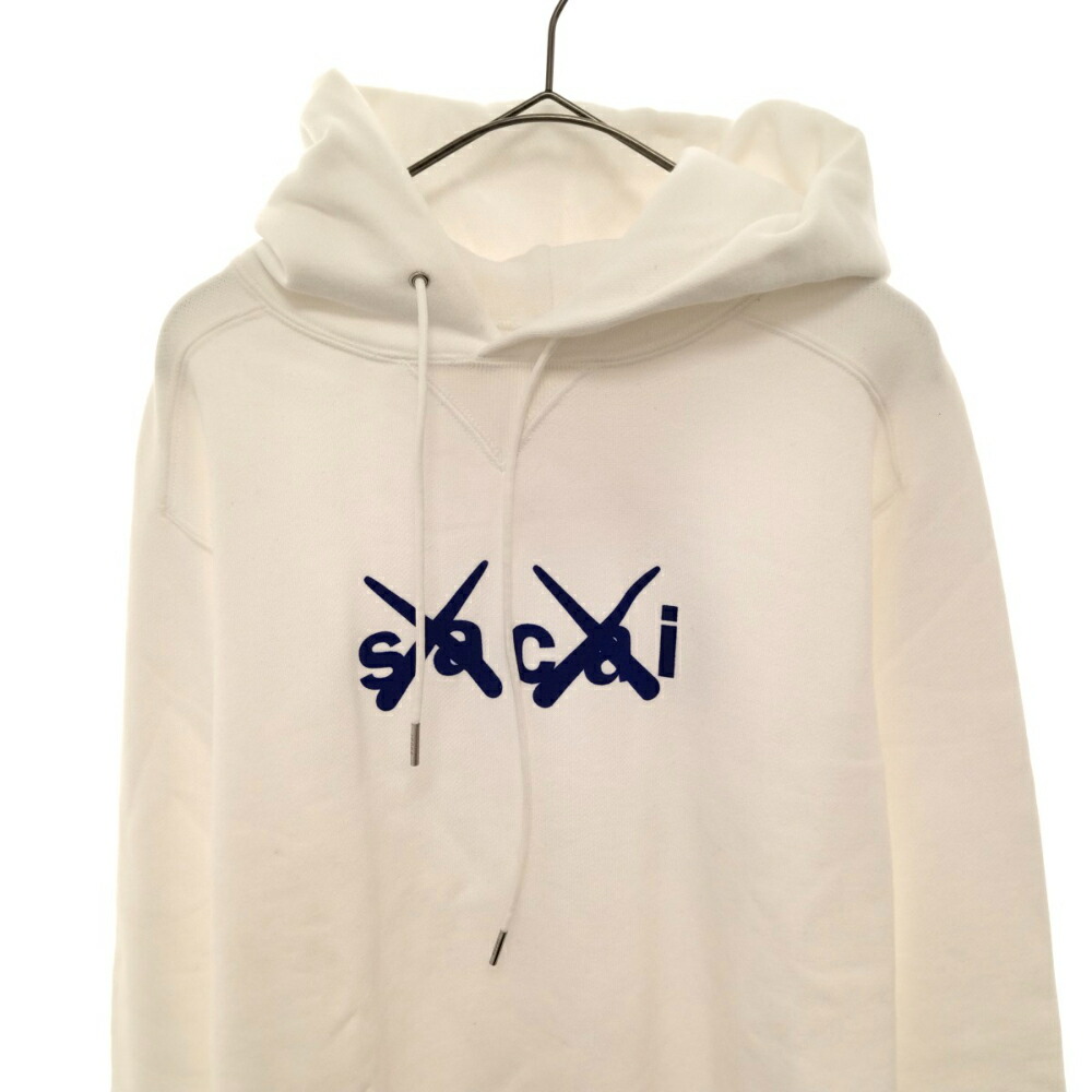 sacai x KAWS Flock Print Hoodie サイズ1 | revistaintramuros.com.br