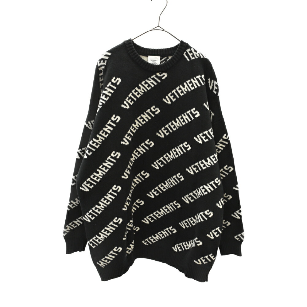 限定版 VETEMENTS ヴェトモン サイズ:S 20AW Allover Logo Jumper