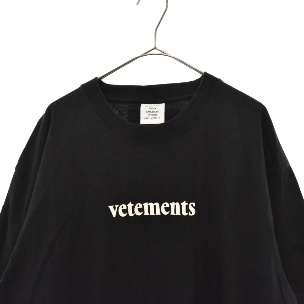 76%OFF!】 VETEMENTS ヴェトモン サイズ:L 20SS LOGO Postage T-shirt