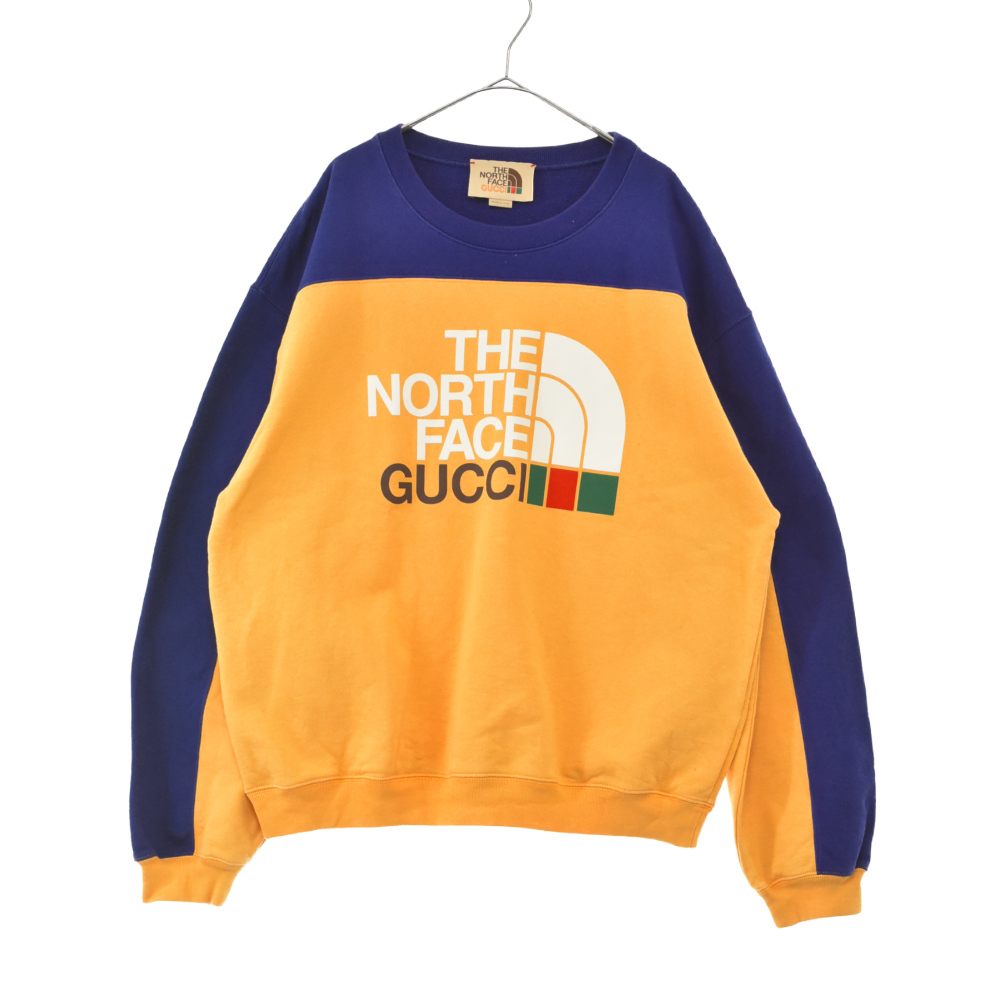 低廉 GUCCI グッチ サイズ:M 21AW×THE NORTH FACE Sweat Shirt ザ