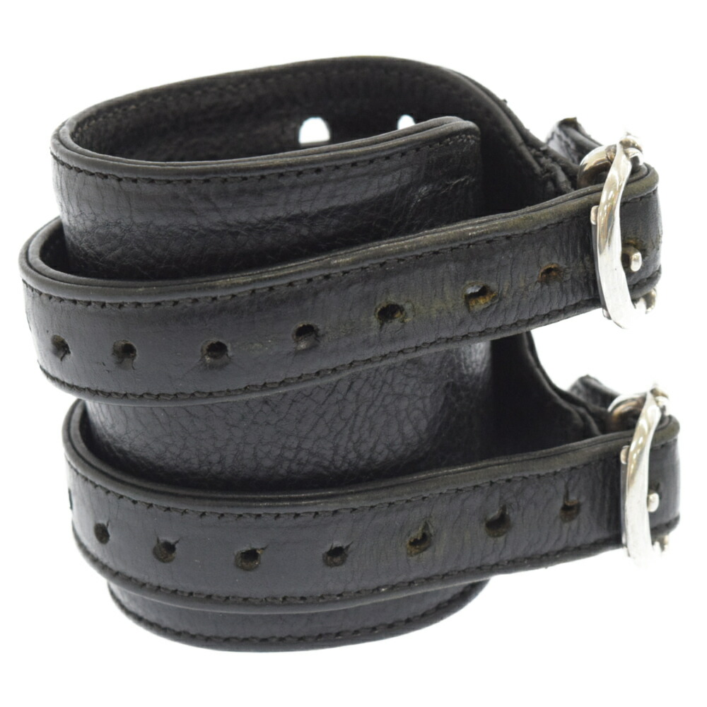 CHROME HEARTS(クロムハーツ) DOUBLE ダブルバックル RR レザー 