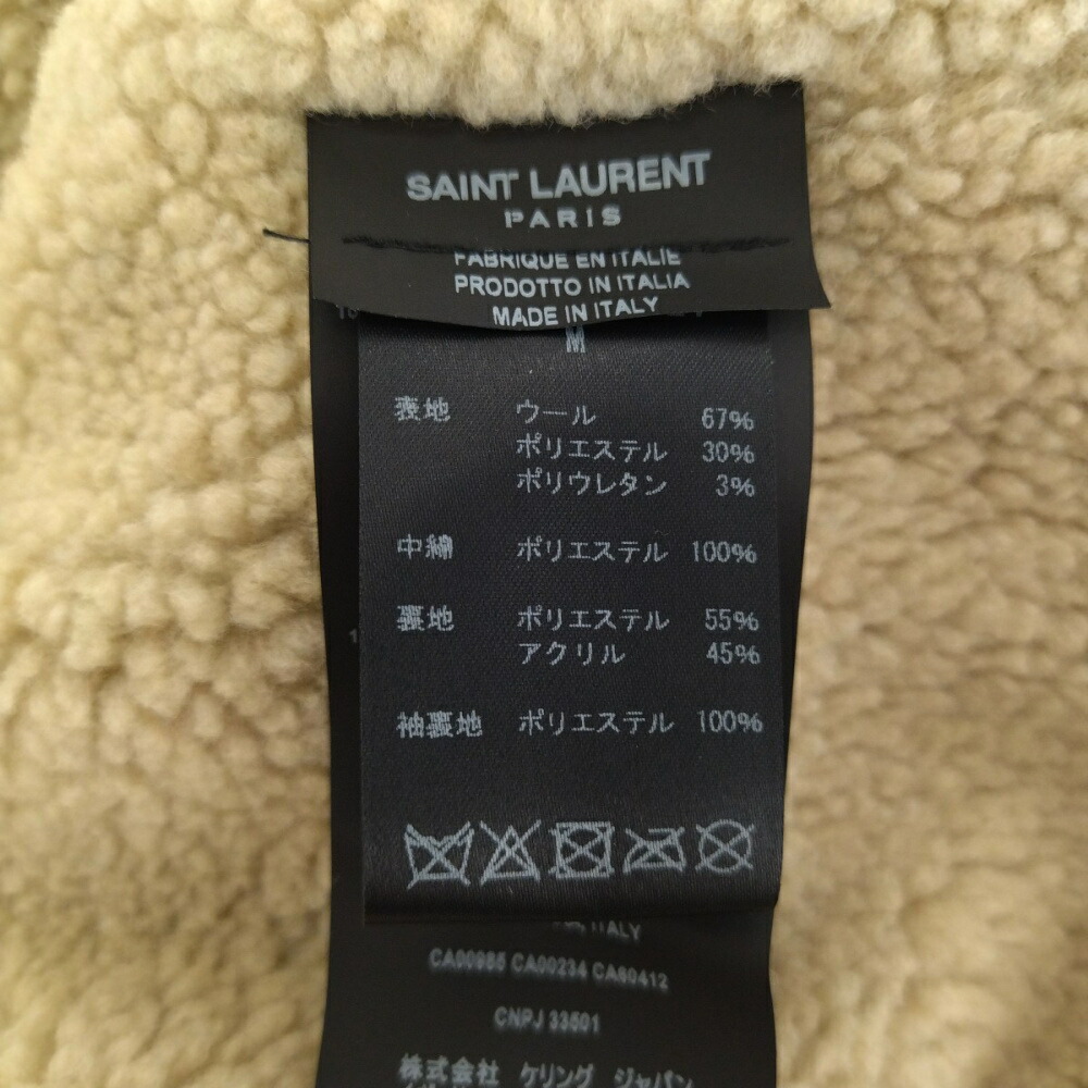 少し豊富な贈り物 20AW SAINT LAURENT サンローランパリ ボア