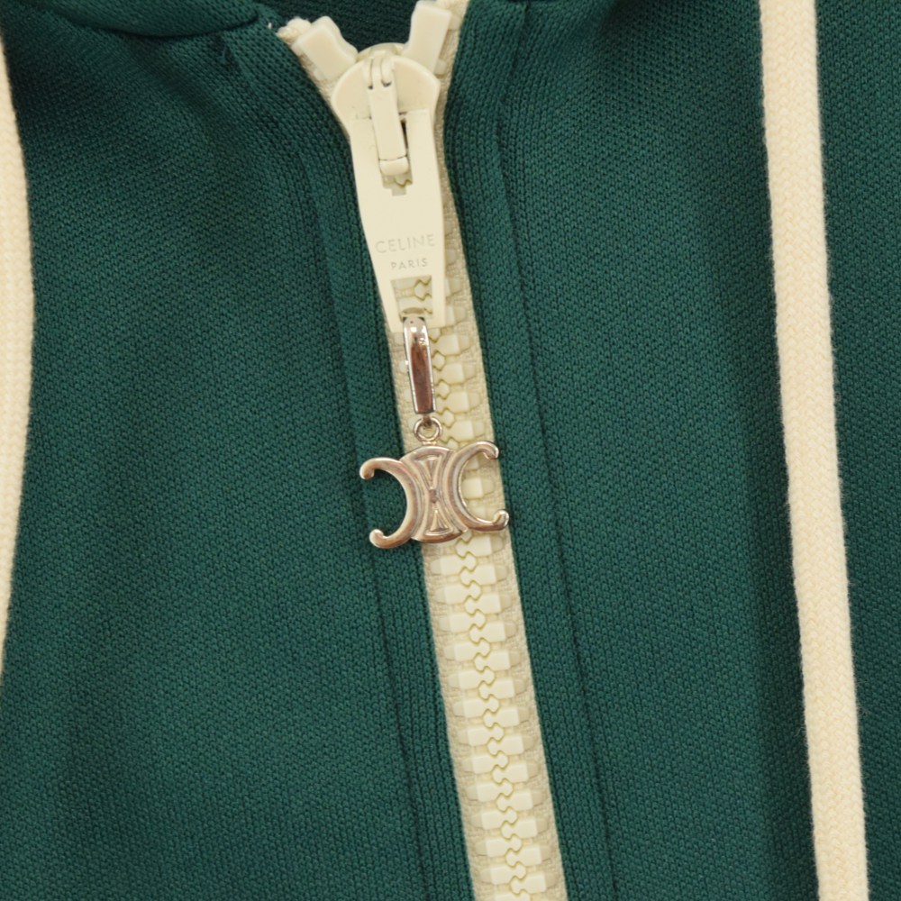 CELINE(セリーヌ) サイズ:M 22SS Reversible Hoodie 2Y721121O ロゴ