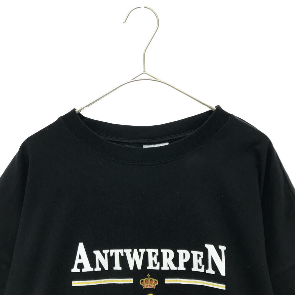 全3色/黒/赤/ベージュ ヴェトモン 21SS ANTWERP LOGO T-shirt