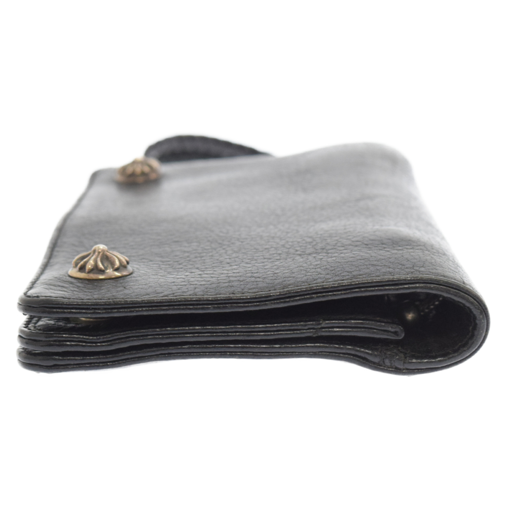 CHROME HEARTS 2zip WALLET 財布 レザー クロスボール-