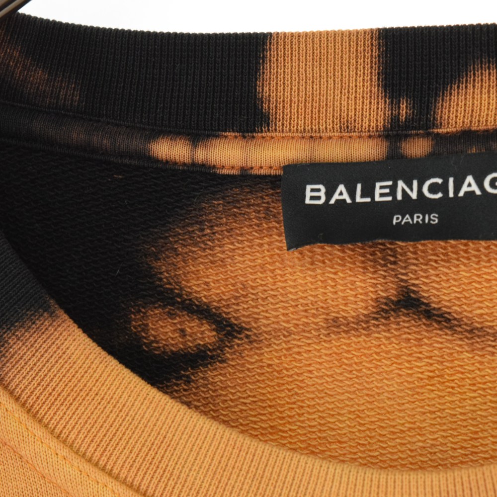 高価値 正規 BALENCIAGA オーバーサイズロゴ刺繍スウェット