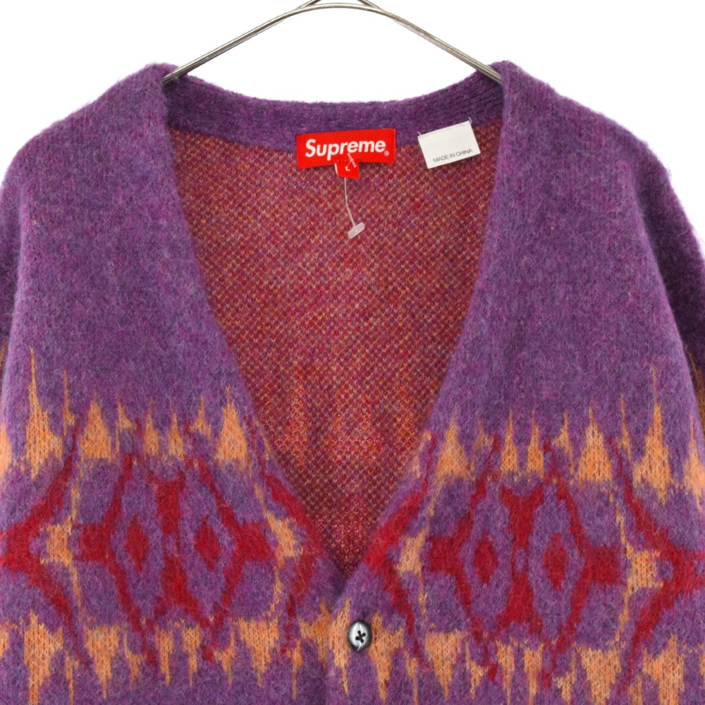 SUPREME(シュプリーム) サイズ:L 22AW パープル ABSTRACT