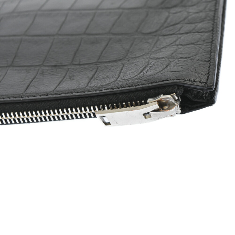 SAINT LAURENT PARIS(サンローランパリ) 型押し ミニジップタブレット
