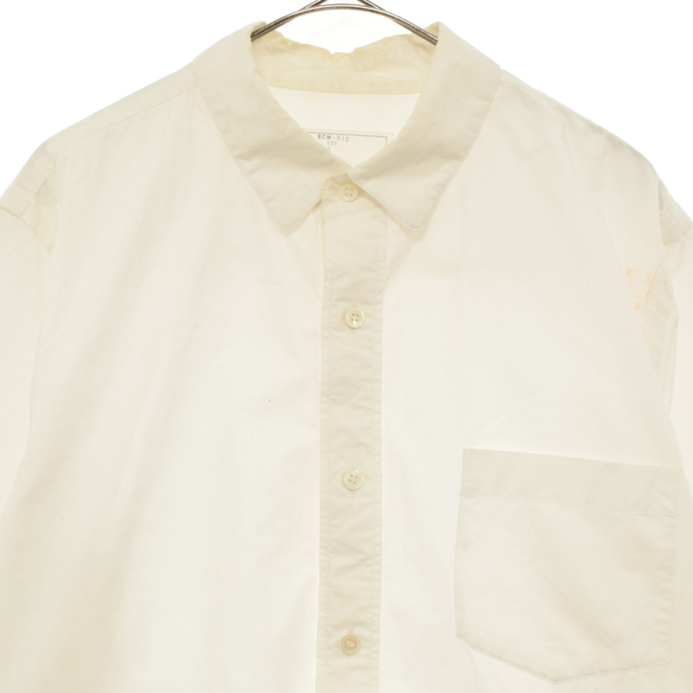 Sacai(サカイ) サイズ:3 SCM-012 DRAWSTRING COTTON POPLIN SHIRT 裾