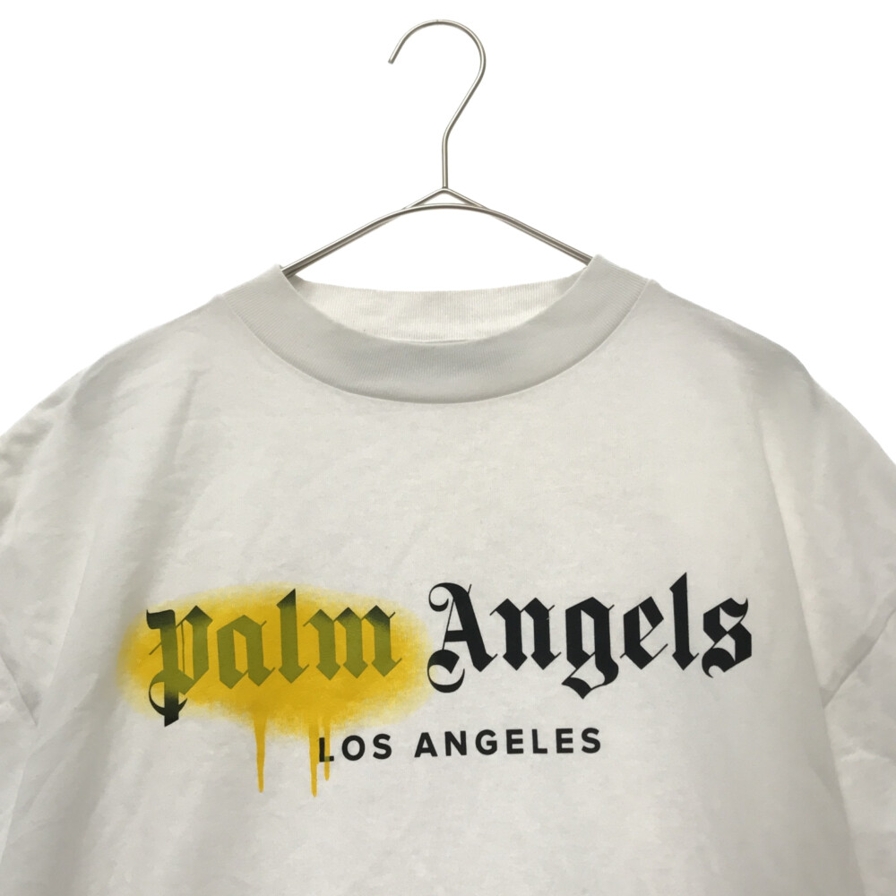 新品同様 PALM ANGELS LONG Tシャツ BOXCUT Mサイズ 全品新品未開封