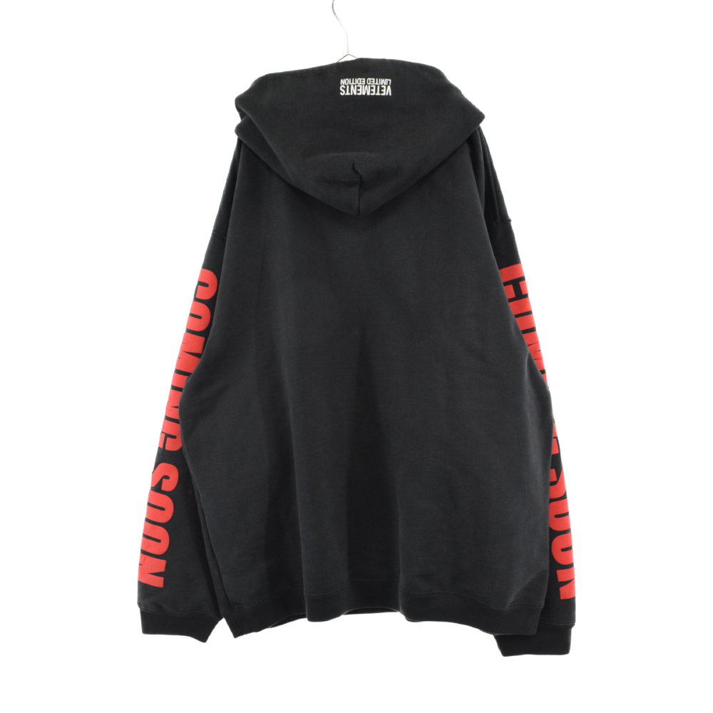 VETEMENTS(ヴェトモン) サイズ:S 20SS フーディ Hooded ヴェトモン