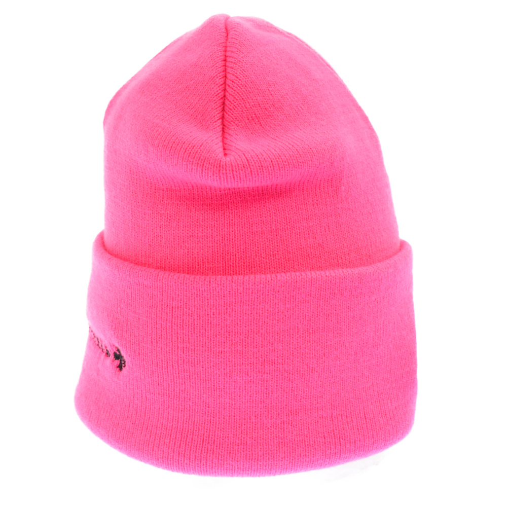 CHROME HEARTS(クロムハーツ) Cemetery Cross ピンク Beanie Pink Neon