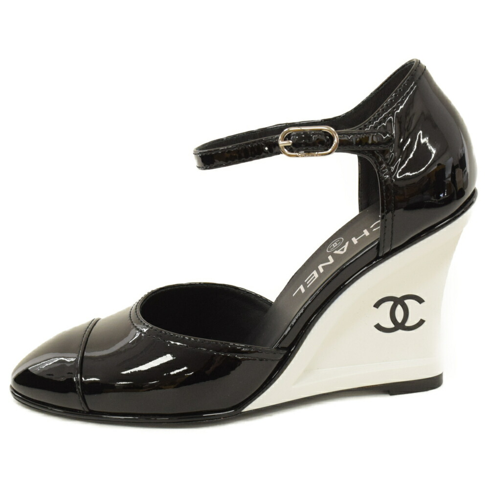 楽天市場】CHANEL(シャネル) サイズ:371/2C G37869 94305 21A パテント 
