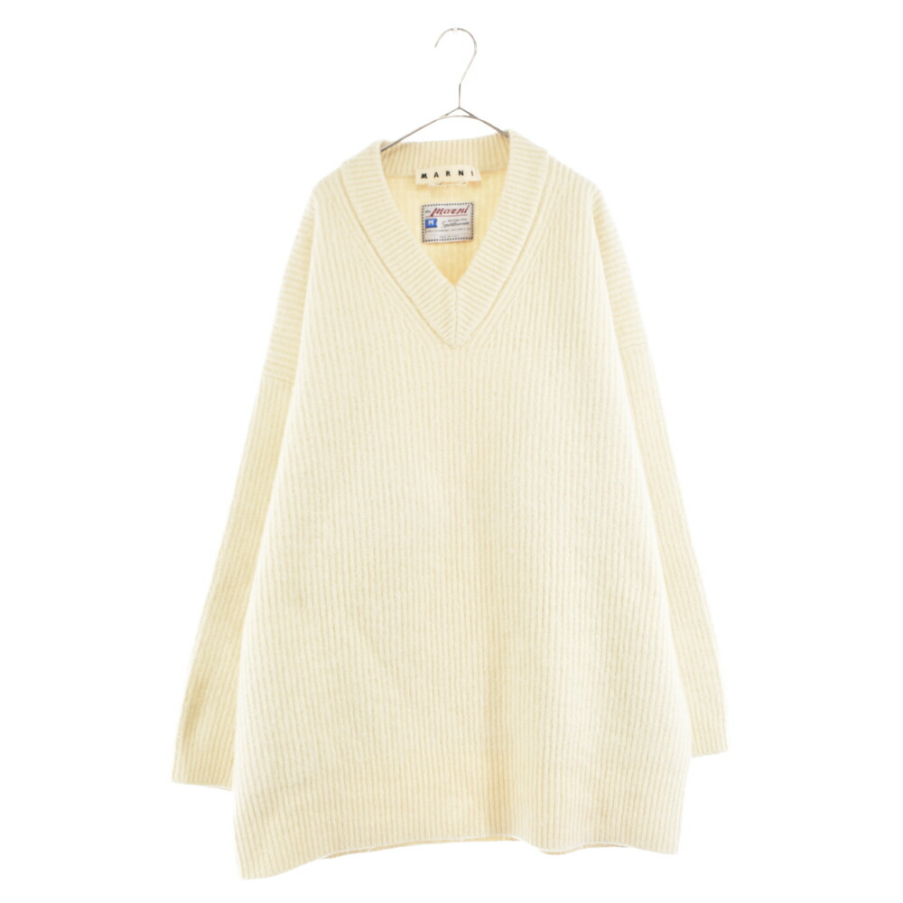 ヒート MARNI マルニ 20AW Vネック オーバーサイズ ニット Sサイズ ...