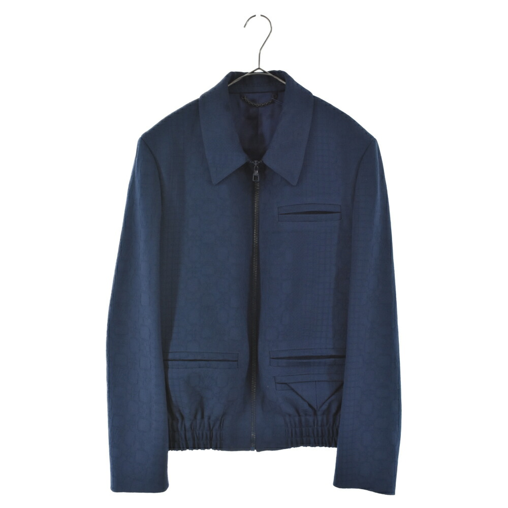 LOUIS VUITTON(ルイヴィトン) サイズ:48 ×NIGO ニゴ モノグラムトランクストライプクロップドピーコート ウール  RM221M I91 HMC01E ブラウン【新古品/中古】【程度S】【カラーブラウン】【取扱店舗渋谷】 ブランド買取・販売 BRING