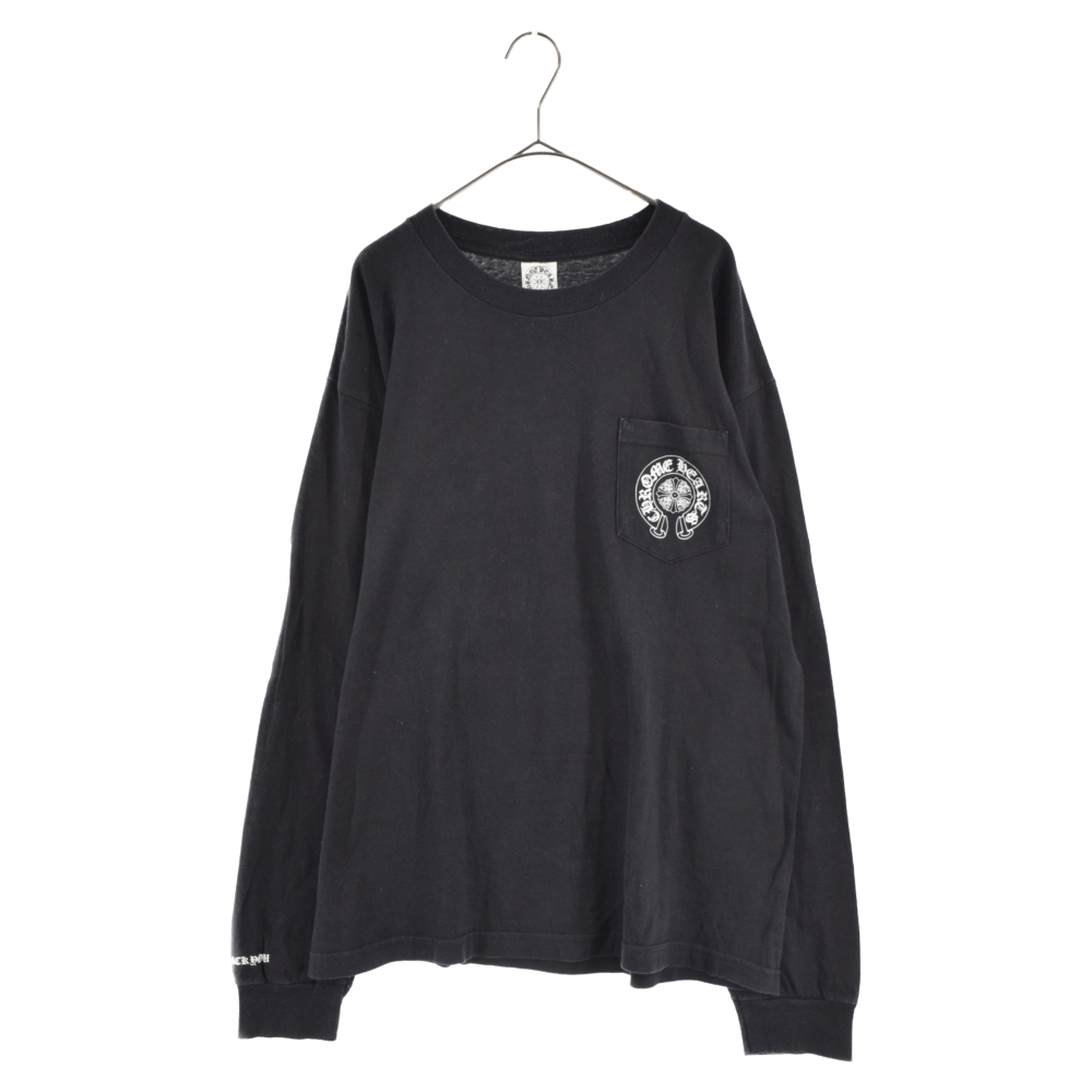 クロムハーツ CH L/S ロゴプリント長袖カットソー Ｔシャツ メンズ XL-