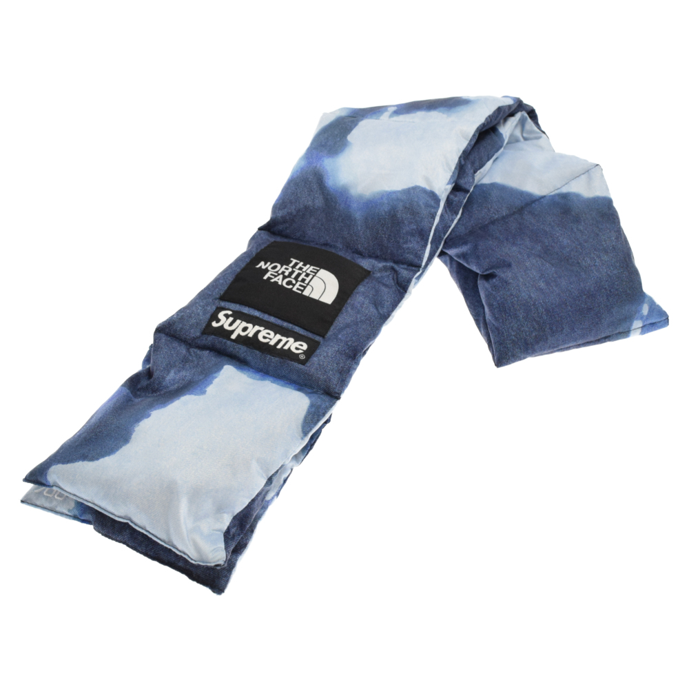 SUPREME シュプリーム 21AW ×TheNorthFace Bleached Denim Print 700