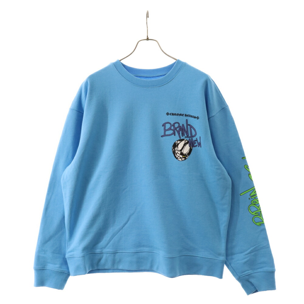 クロムハーツ★マッティボーイ Brain New フーディー ブルー CHROME HEARTS クロムハーツ ×MATTY BOY BRAIN NEW HOODIE