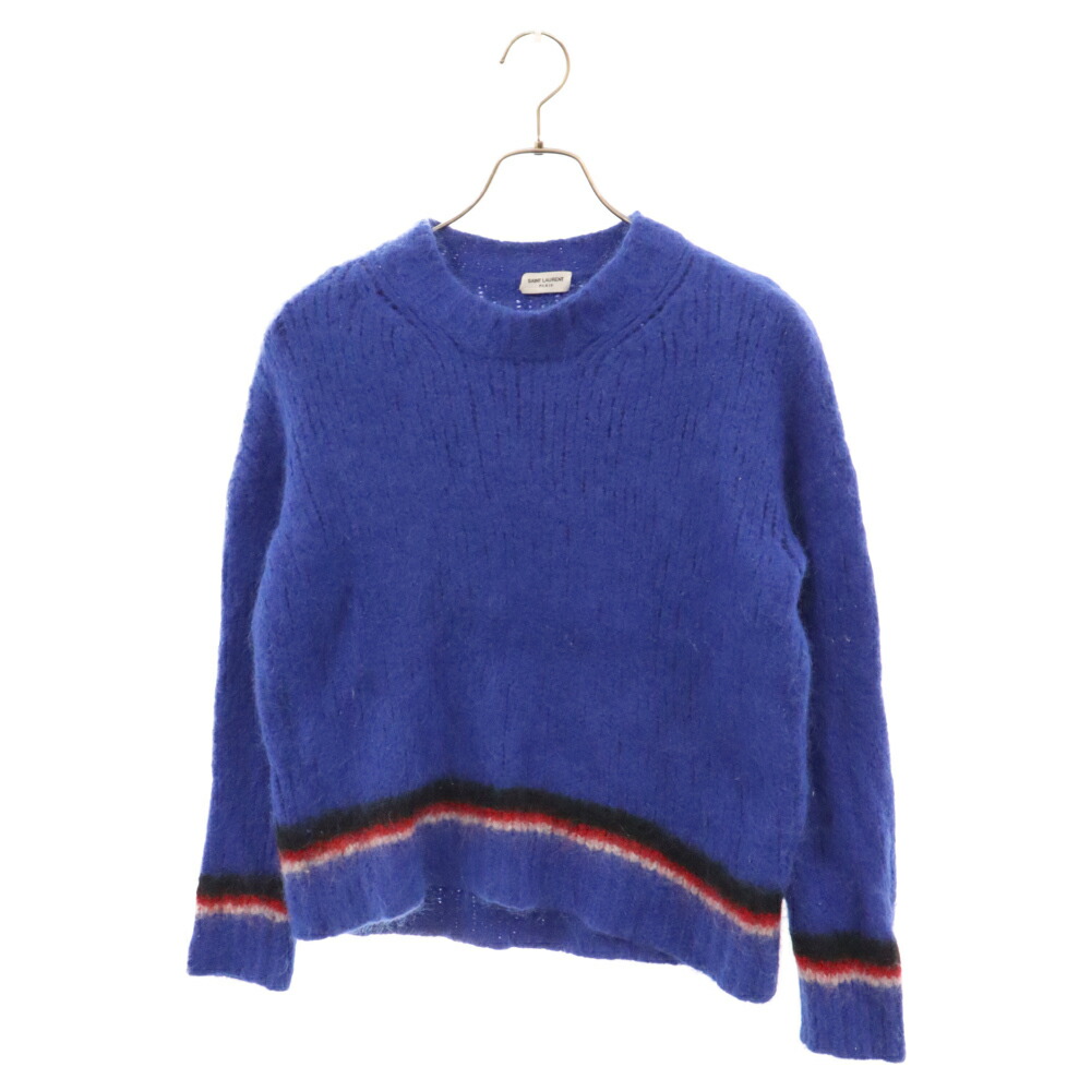 SAINT LAURENT - SAINT LAURENT PARIS サンローランパリ Western Sweatshirt コンチョ付きウエスタン スウェットトレーナー ブラック レディース 374898 Y2KC2 サンローランパリ Western Sweatshirt コンチョ付きウエスタン