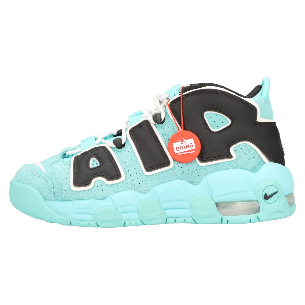 【楽天市場】NIKE(ナイキ) サイズ:24.5cm AIR MORE UPTEMPO GS LIGHT AQUA/BLACK/WHITE ...