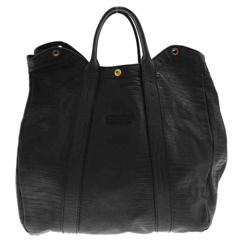 【楽天市場】Daniel&Bob(ダニエルアンドボブ) クロコ型押し レザー 2WAY トートバッグ ブラック【中古】【程度B】【カラー