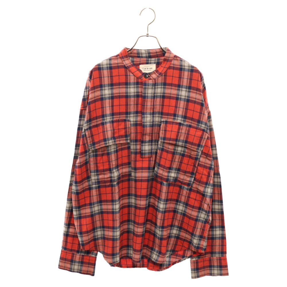 Taka着用！FEAR OF GOD フランネルシャツ
