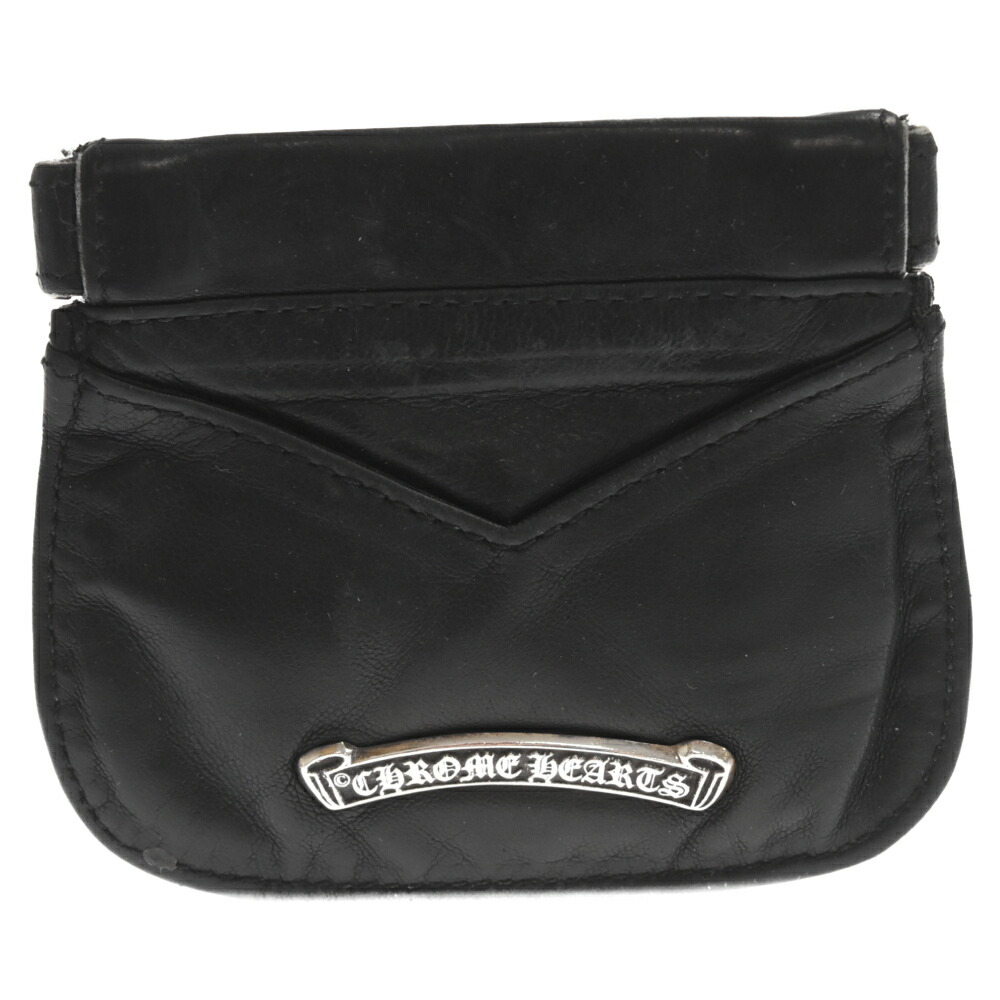 楽天市場】CHROME HEARTS(クロムハーツ) ZPR CHNG PURSE CRS チェンジパース クロスパッチ デストロイレザー  ダガージップ コインケース ブラック【中古】【程度B】【カラーブラック】【取扱店舗OneStyle原宿店】 : ブランド買取・販売 BRING