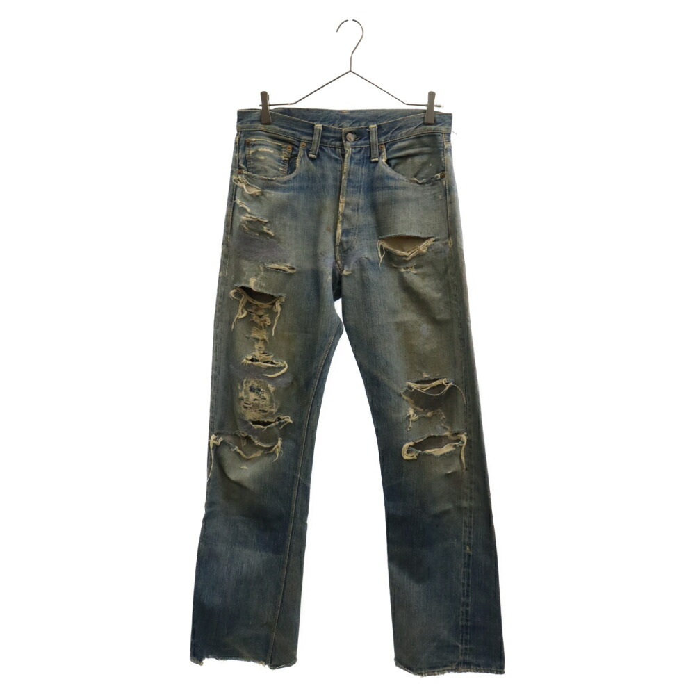 【楽天市場】Levi's(リーバイス) 50S VINTAGE 501XX ギャラ入り紙パッチ ボタン裏刻印無し オフセットセンターループ  ヴィンテージ デニムパンツ インディゴ【中古】【程度C】【カラーブルー】【取扱店舗AWESOME原宿店】 : ブランド買取・販売 BRING