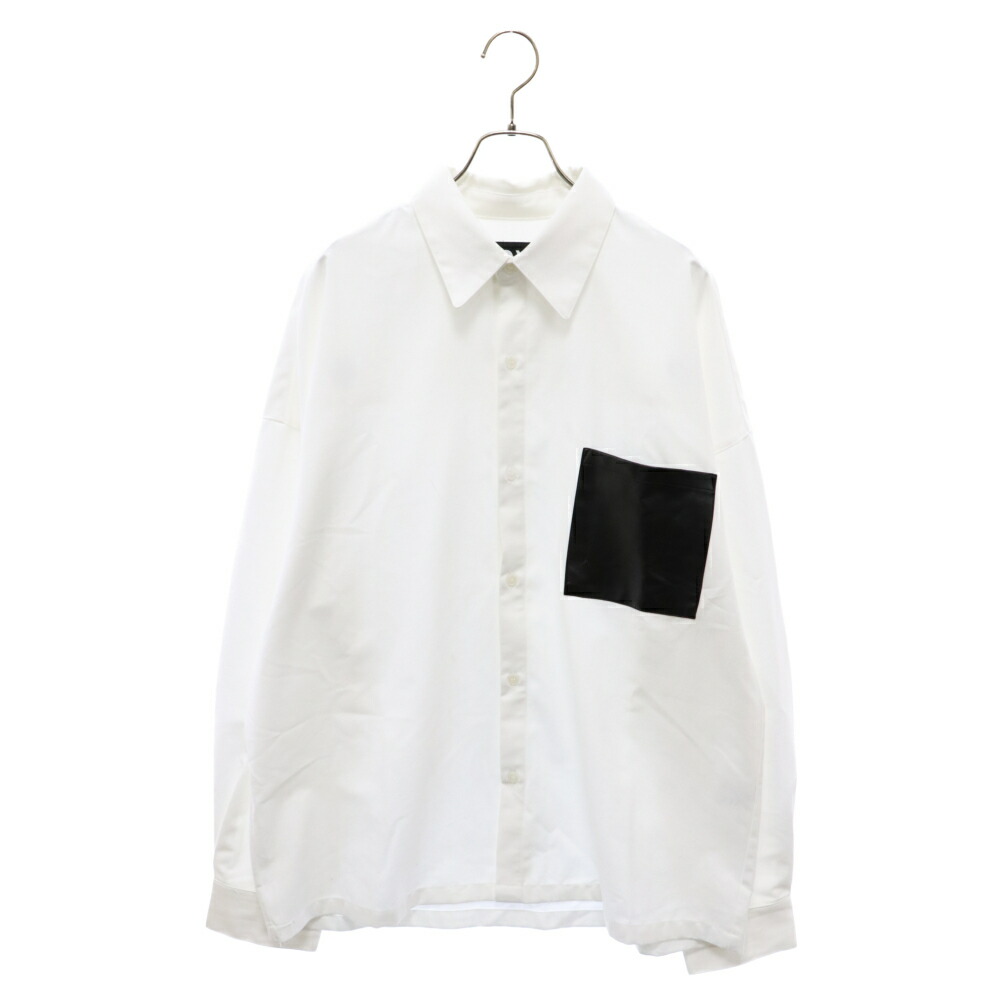 楽天市場】OY(オーワイ) LEATHER POCKET SHIRT ポケットレザー バックトランプ刺繍 長袖シャツ  ホワイト【中古】【程度A】【カラーホワイト】【オンライン限定商品】 : ブランド買取・販売 BRING