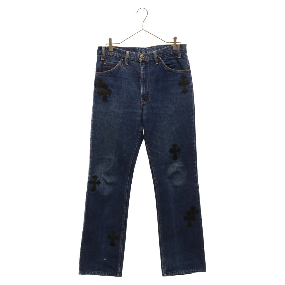 【楽天市場】CHROME HEARTS(クロムハーツ) サイズ:30 LEVI'S 517 U VNTG JEAN BL ORNG TAB リーバイス  ヴィンテージ クロスパッチ デニム パッチ インディゴ 国内ギャラ付き【中古】【程度B】【カラーブルー】【取扱店舗原宿】 : ブランド買取 ...