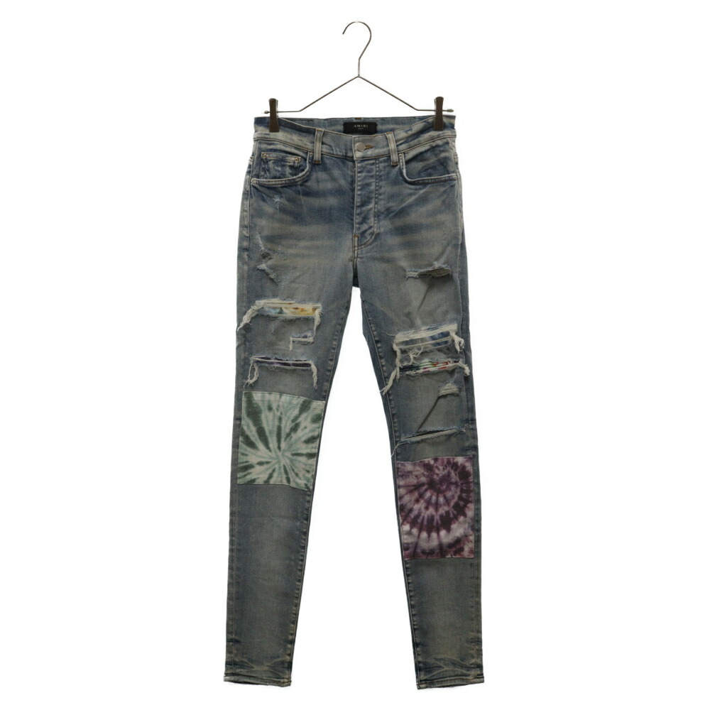 楽天市場】AMIRI(アミリ) サイズ:31 22AW MX1 Bandana Skinny Fit Jeans バンダナパッチ クラッシュ加工  スキニーデニムパンツ ジーンズ ブラック【中古】【程度B】【カラーブラック】【取扱店舗BRINGアメリカ村店】 : ブランド買取・販売 BRING