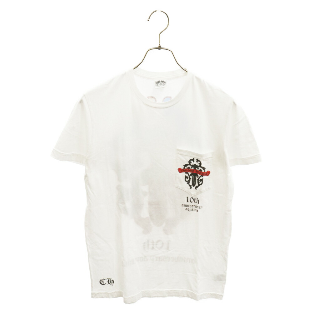 Chrome heartsクロムハーツ青山20周年記念Tシャツ CHROME HEARTS 銀座店 クロムハーツ 青山20周年限定記念 ロゴ
