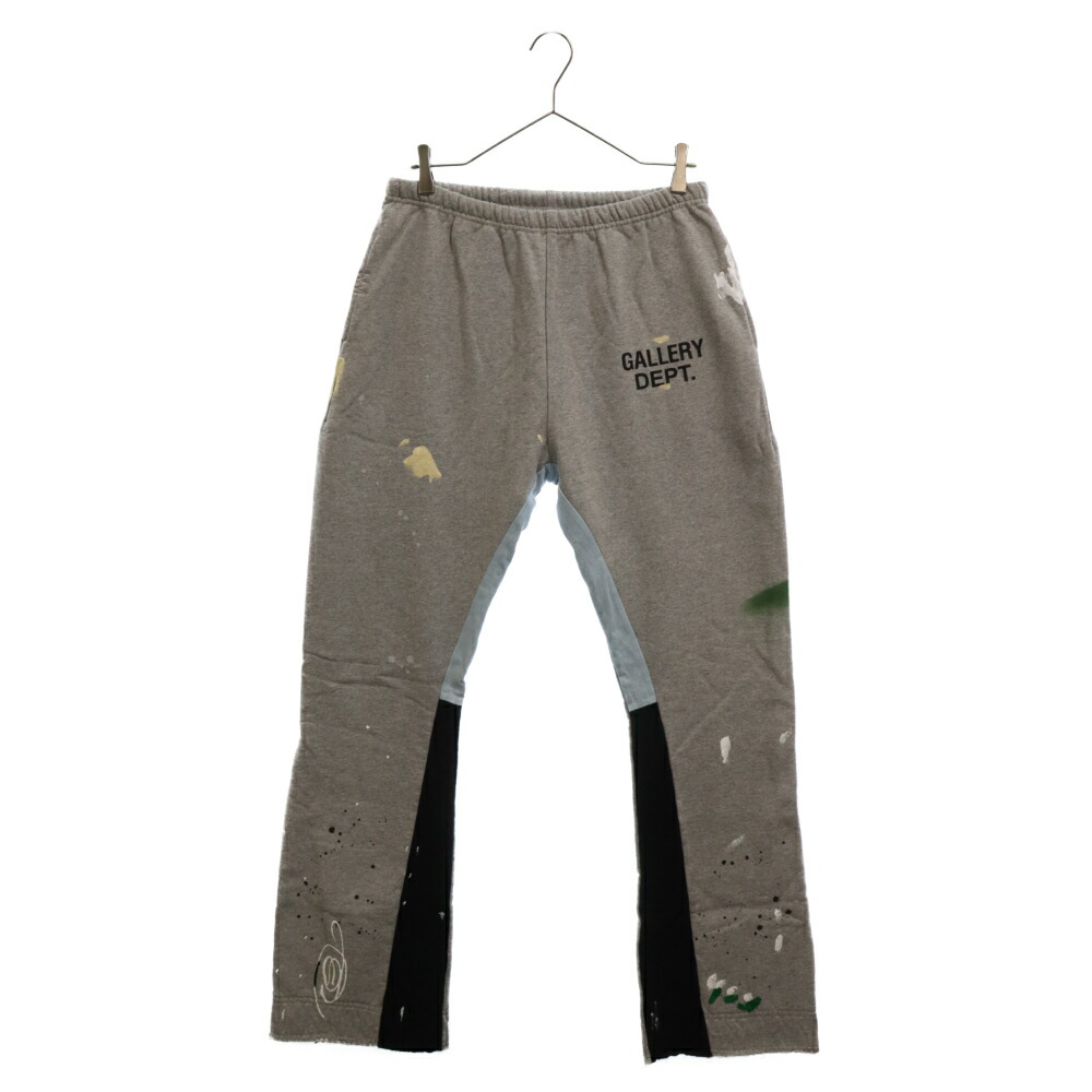 楽天市場】GALLERY DEPT.(ギャラリーデプト) サイズ:L GD LOGO PAINTED FLARE SWEAT PANTS ペイント加工  フレアスウェットパンツ グレー【中古】【程度A】【カラーグレー】【取扱店舗原宿】 : ブランド買取・販売 BRING