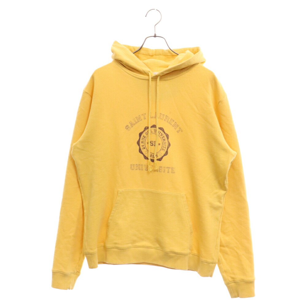 SAINT LAURENT - SAINT LAURENT PARIS サンローランパリ Western Sweatshirt コンチョ付きウエスタン スウェットトレーナー ブラック レディース 374898 Y2KC2 サンローランパリ Western Sweatshirt コンチョ付きウエスタン