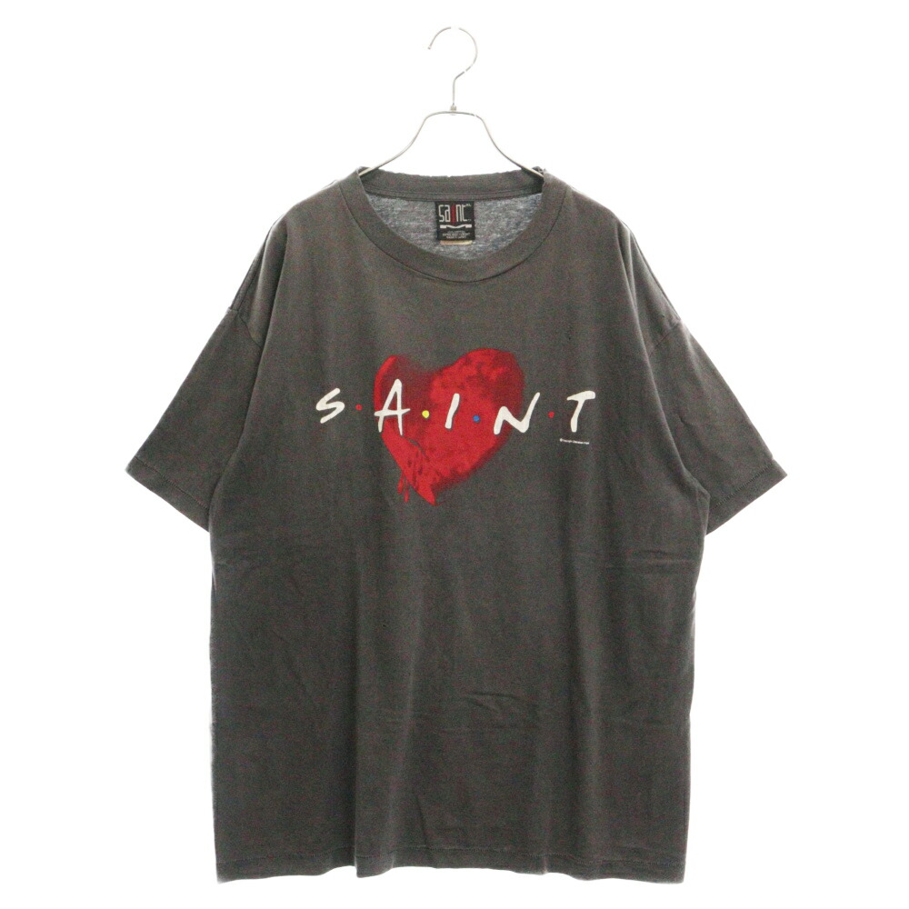 楽天市場】SAINT MICHAEL(セントマイケル) サイズ:L 21SS SS TEE HEART NAZARETH プリント ダメージ加工半袖 Tシャツ ブラック/レッド SM-S21-0000-005【中古】【程度A】【カラーブラック】【取扱店舗BRING渋谷ANNEX店】 :  ブランド買取・販売 BRING