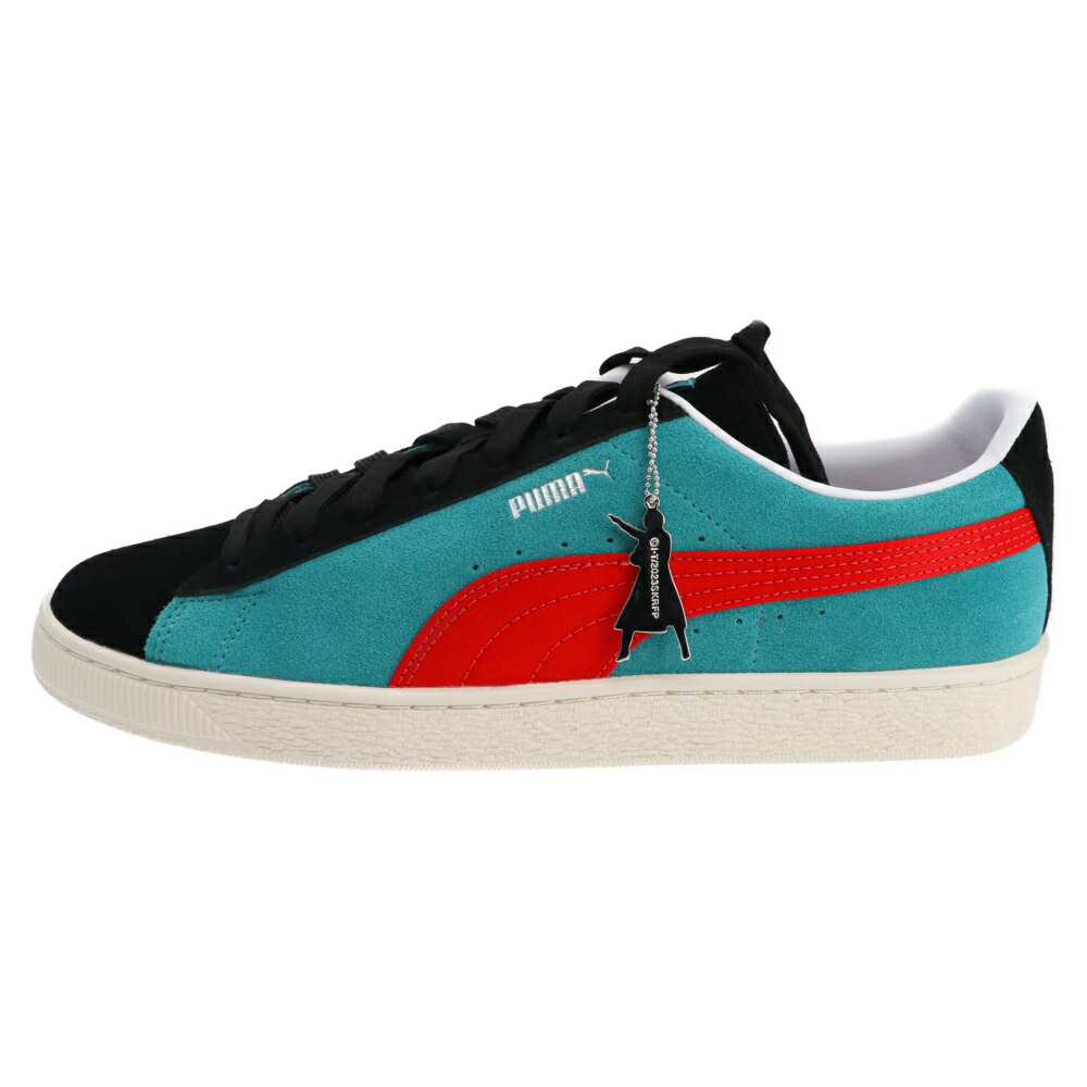 PUMA(プーマ) サイズ:29.0cm ×Kamen Rider ×atmos Suede VTG Green Lagoon シン仮面ライダー アトモス スウェード ヴィンテージ グリーンラグーン ローカットスニーカー 394967-01【新古品/中古】【程度S】【カラーグリーン】【オンライン限定商品】画像