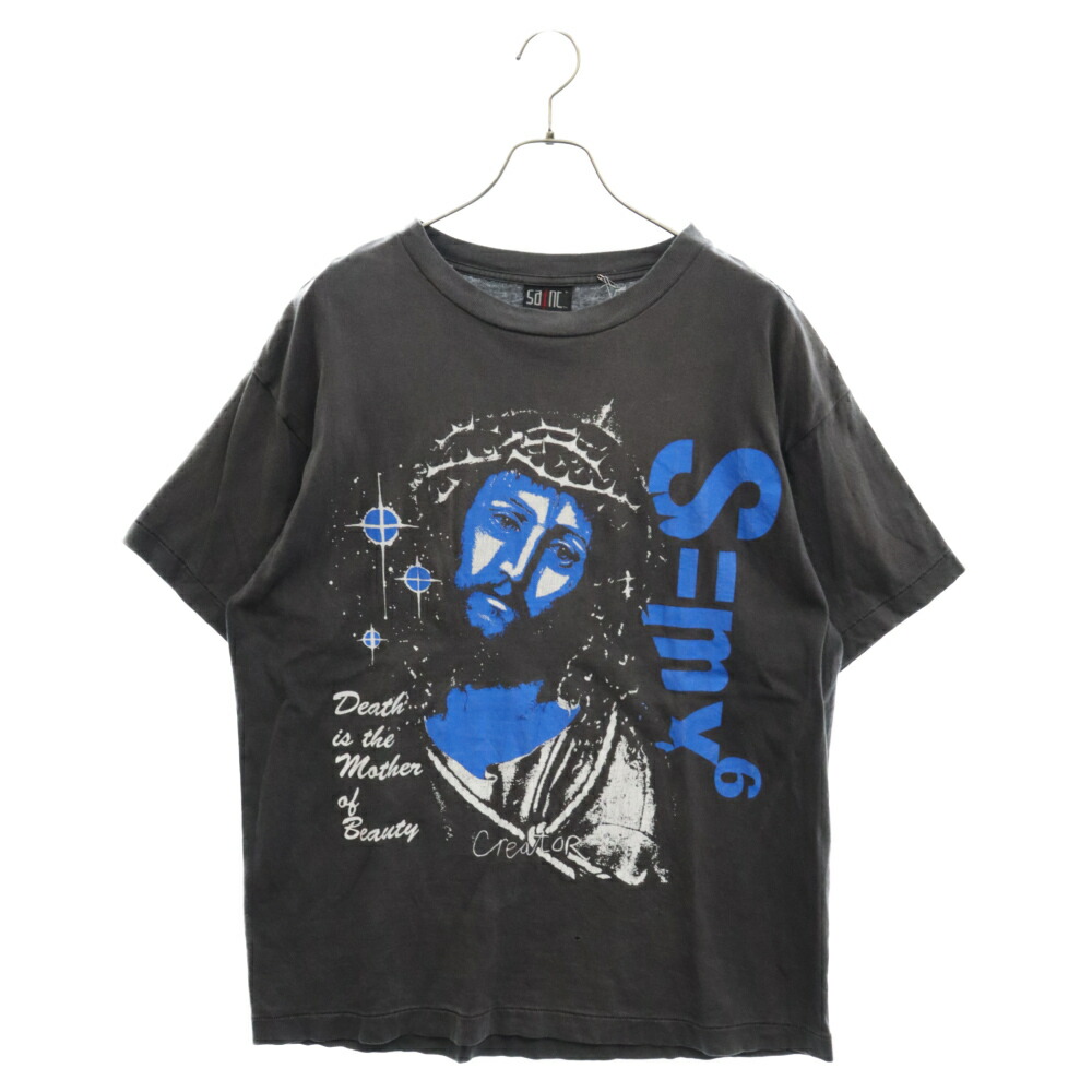 楽天市場】SAINT MICHAEL(セントマイケル) サイズ:L 24SS SS TEE SM6 BLACK ヴィンテージ加工 プリント半袖Tシャツ  カットソー プレステ グレー SM-YS8-0000-003 【中古】【程度B】【カラーグレー】【取扱店舗BRING渋谷ANNEX店】 :  ブランド買取・販売 BRING