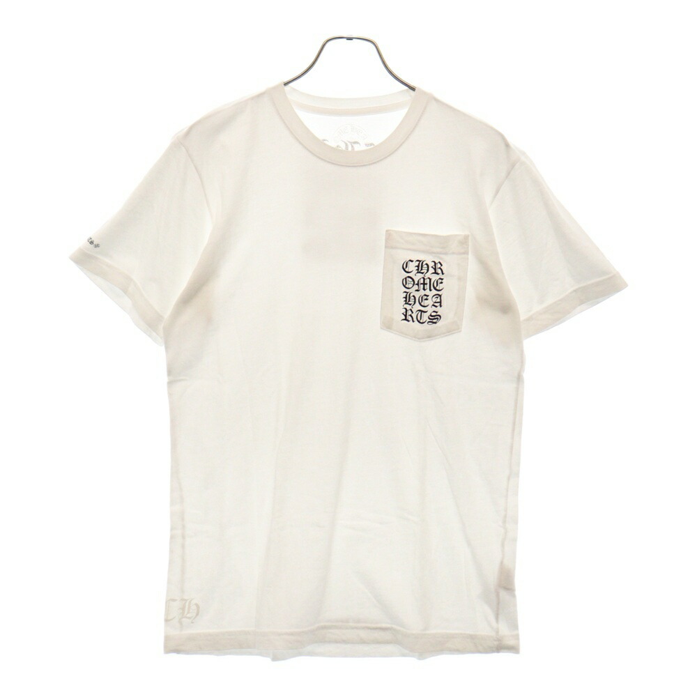 クロムハーツ　Sサイズ　サイド グラデーションロゴ半袖Tシャツ　バックロゴ　白 楽天市場】CHROME HEARTS(クロムハーツ) サイズ:L Scroll Logo