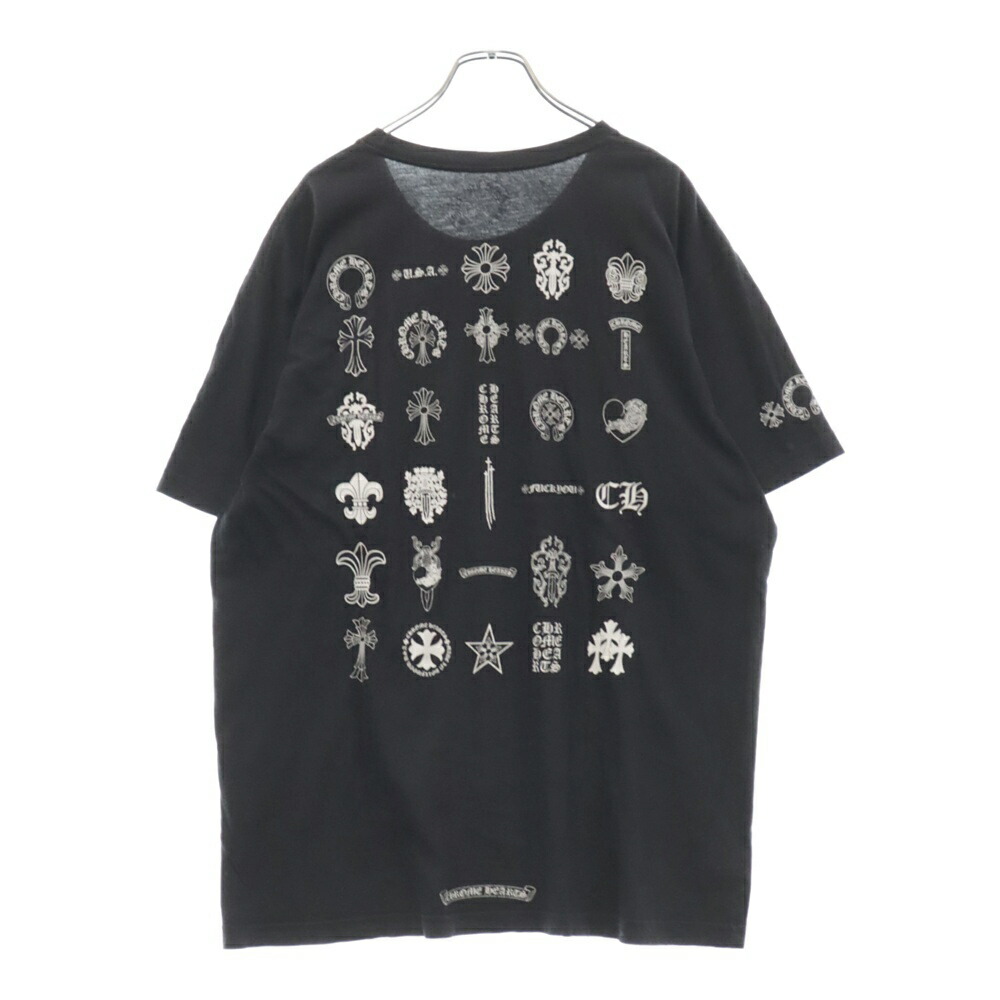 CHROME HEARTS クロムハーツ Tシャツ ブラックS レディース