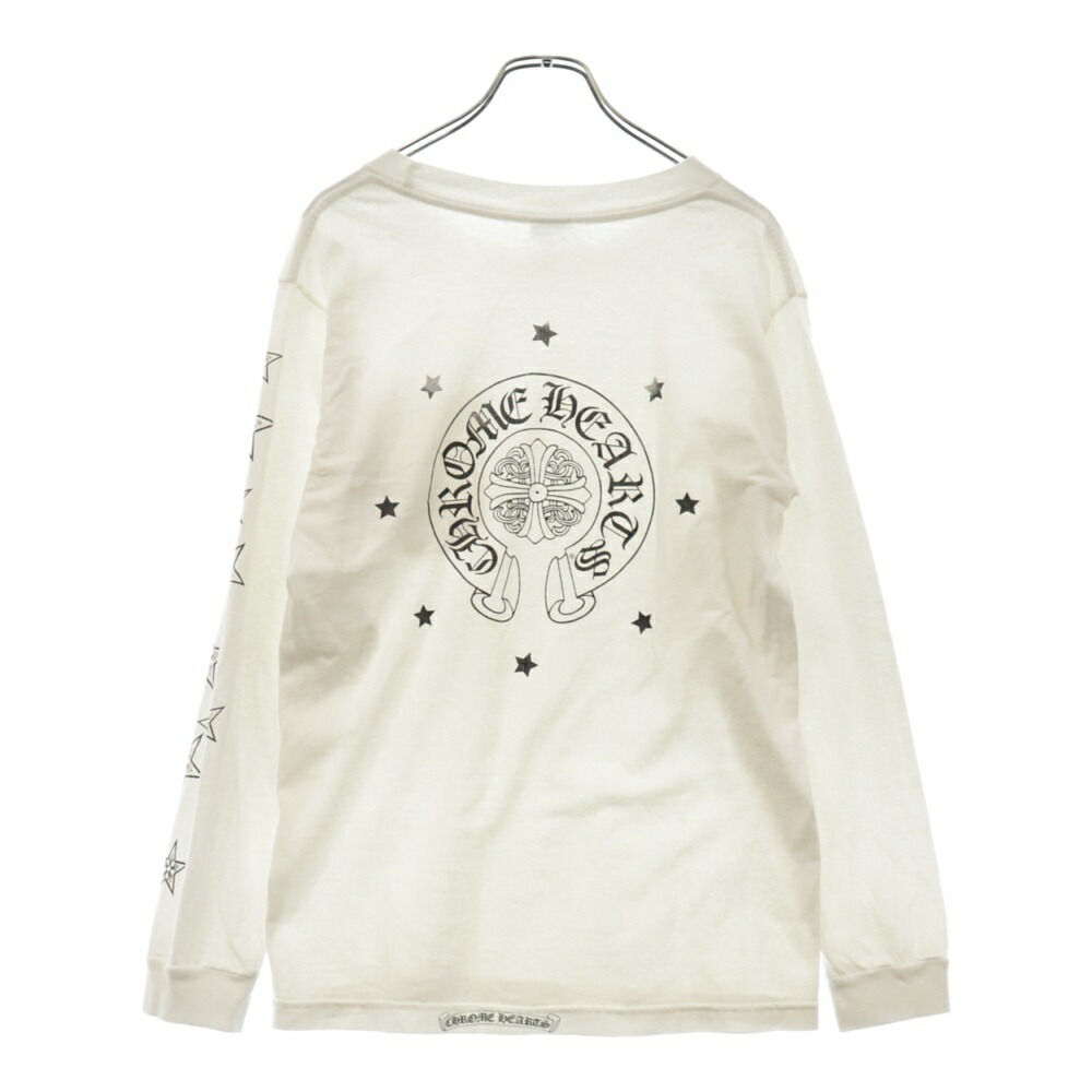 クロムハーツ フォティ バックプリント Tシャツ 長袖 白 S 楽天市場】CHROME HEARTS(クロムハーツ) サイズ:S FOTI L/S TEE