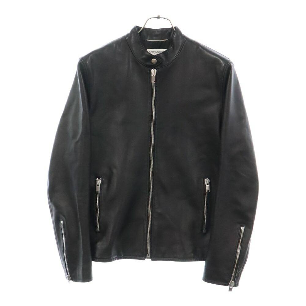 SAINT LAURENT 黒 レザージャケット 42 15aw SAINT LAURENT 黒 レザージャケット 42 15aw
