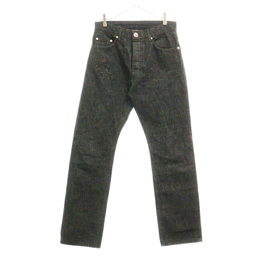 クロムハーツ デニムパンツ フレアニーステッチデニムパンツ メンズ 7024j230012-1a.jpg
