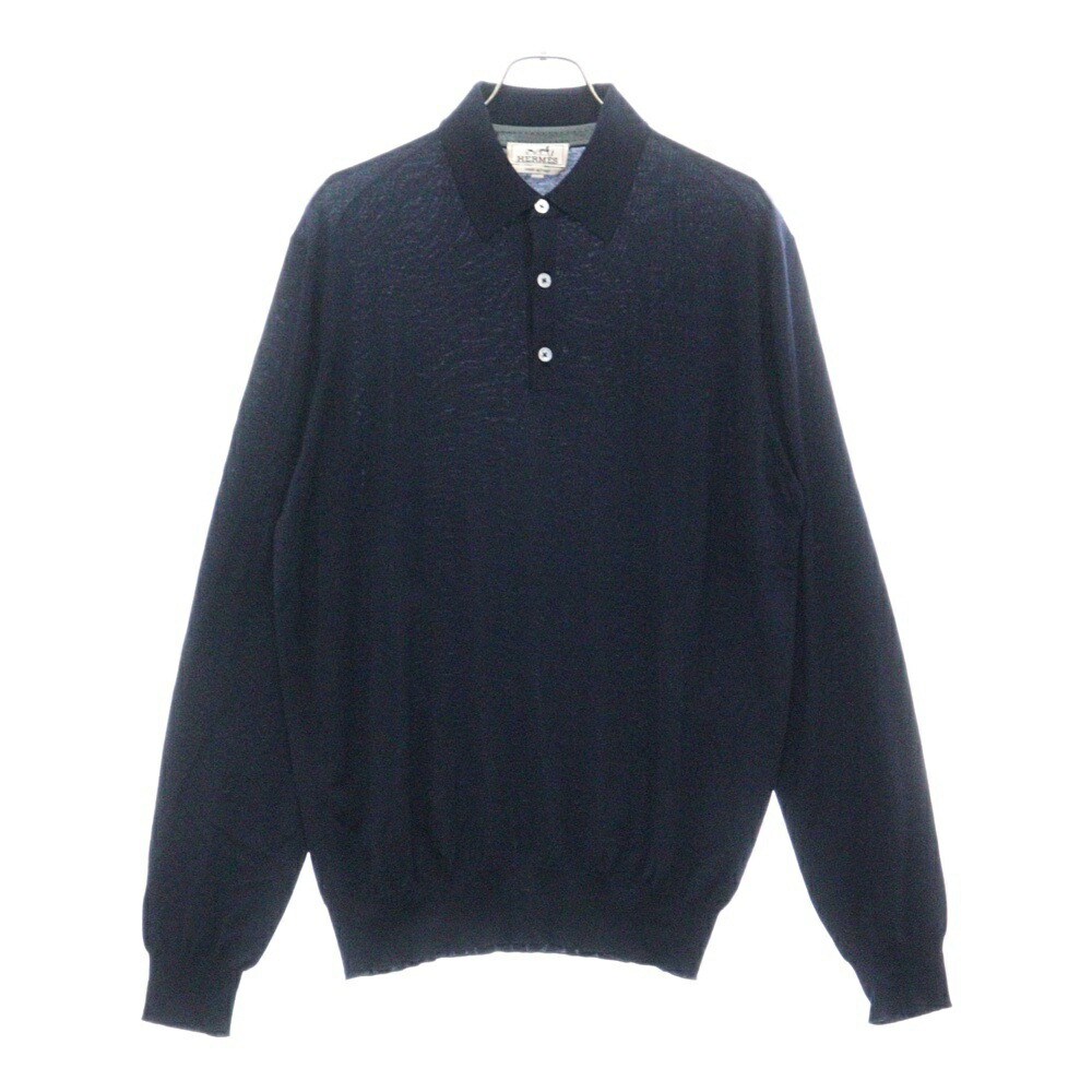 【HERMES】ハーフジップシャツ HERMES - 美品 エルメス HERMES シャツ ハーフジップ ロング