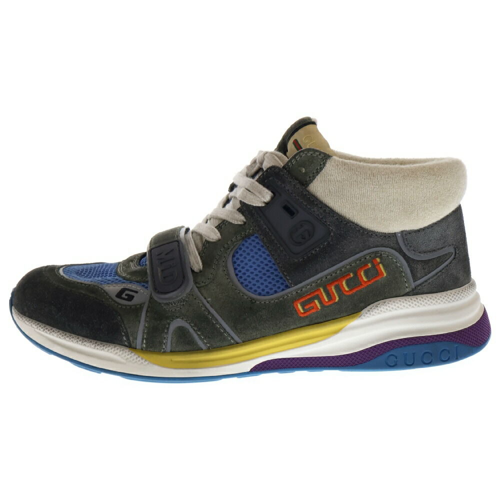 楽天市場】GUCCI(グッチ) サイズ:10 ULTRAPACE R ウルトラペースR ローカットスニーカー 624482 2FS10  イエロー【中古】【程度B】【カラーイエロー】【オンライン限定商品】 : ブランド買取・販売 BRING