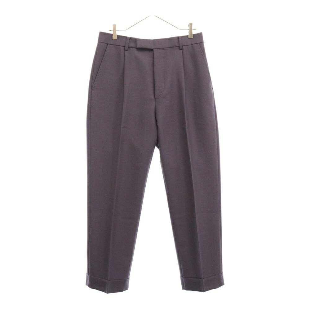 楽天市場】WACKO MARIA(ワコマリア) サイズ:S LORO PIANA PLEATED TROUSERS TYPE-1 ロロピアーナ  ワンタック ウール テーパード トラウザー スラックスパンツ ブラック【中古】【程度B】【カラーブラック】【オンライン限定商品】 :  ブランド買取・販売 BRING