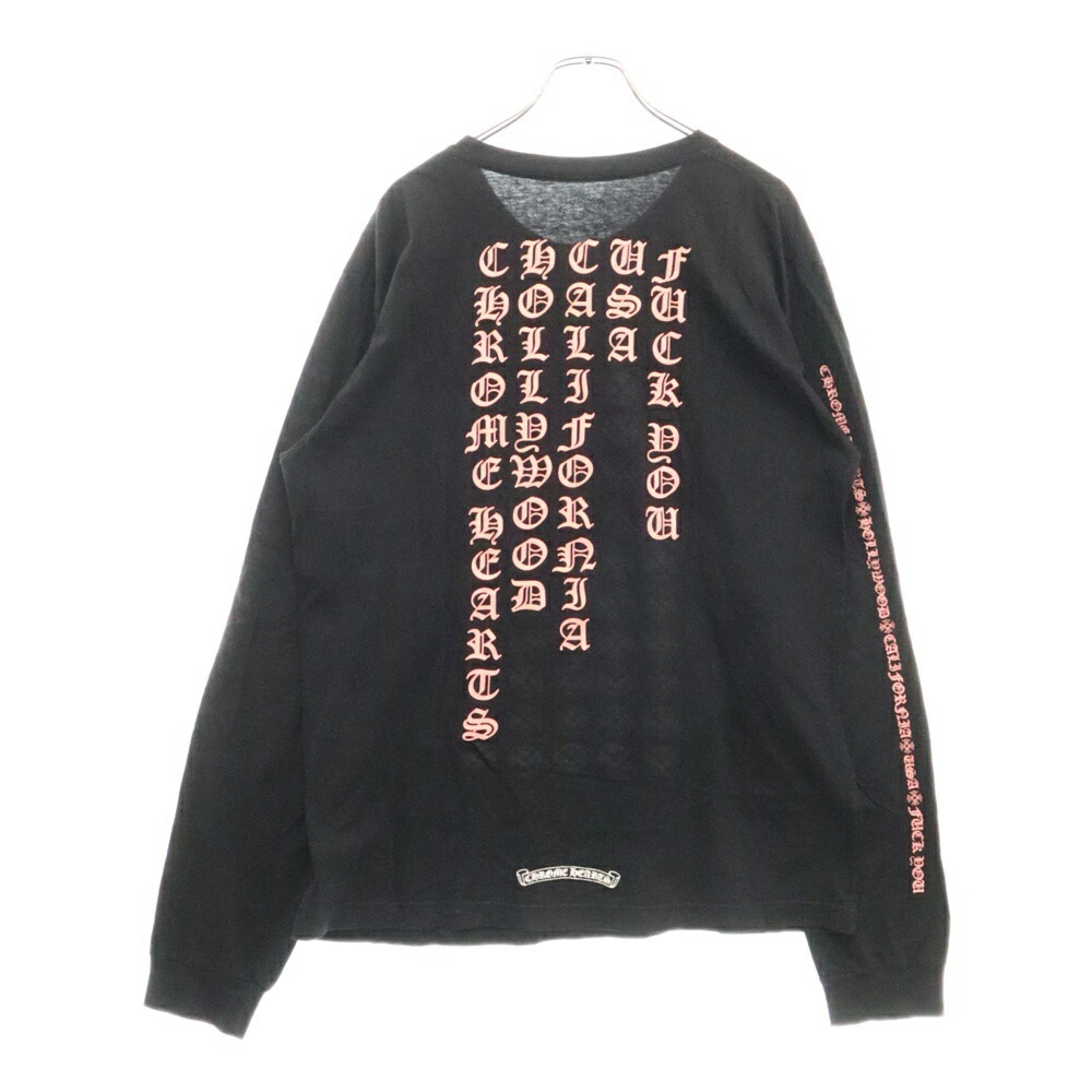 Chrome Hearts クロムハーツ ダガー プリント 長袖 Tシャツ CHROME HEARTS クロムハーツ ダガー プリント ロンT 長袖