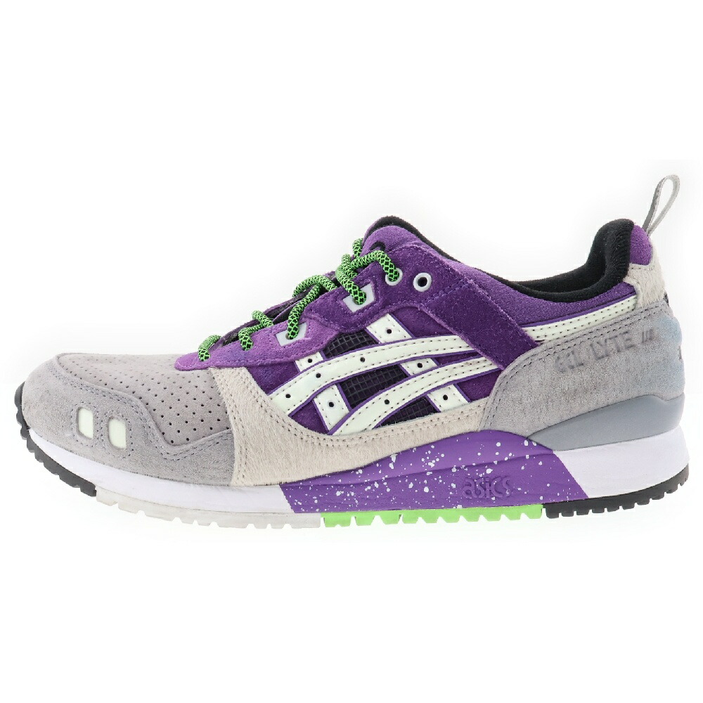 ASICS(アシックス) サイズ:25.5cm ×atmos ×SNEAKER FREAKER GEL-LYTE 3 OG ALLEY CATS アトモス スニーカーフリーカー ゲルライト3 アリーキャット ローカットスニーカー 1201A529-020【中古】【程度B】【カラーパープル】【オンライン限定商品】画像