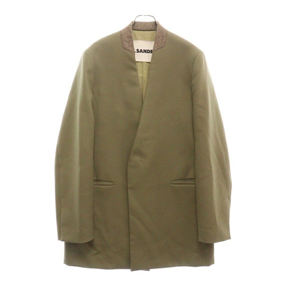 JIL SANDER Peach ビスコース 混 ブレザー 楽天市場】JIL SANDER(ジルサンダー) サイズ:36 ウール シルク混